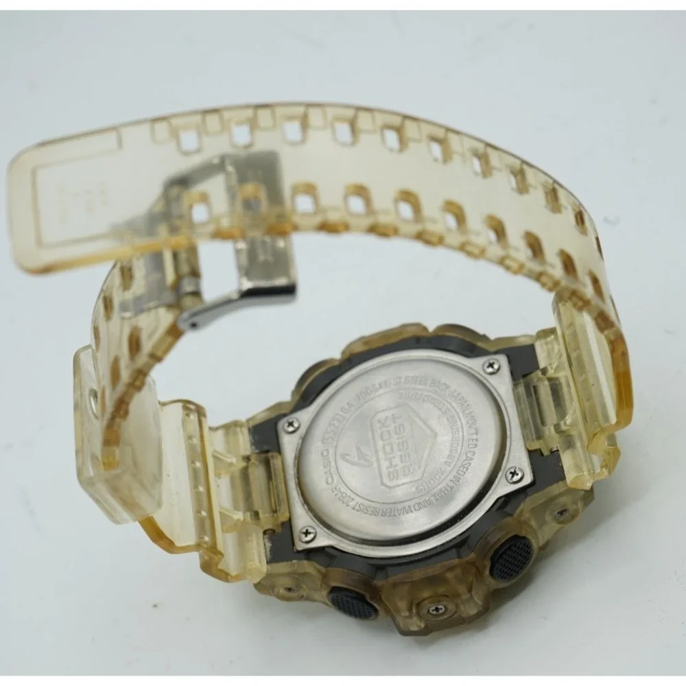 Casio GA-700SKE Analog Digital Display G-Shock Men's Round Wrist Watch